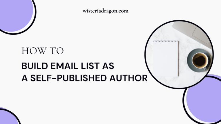 build email newsletter self-published authors