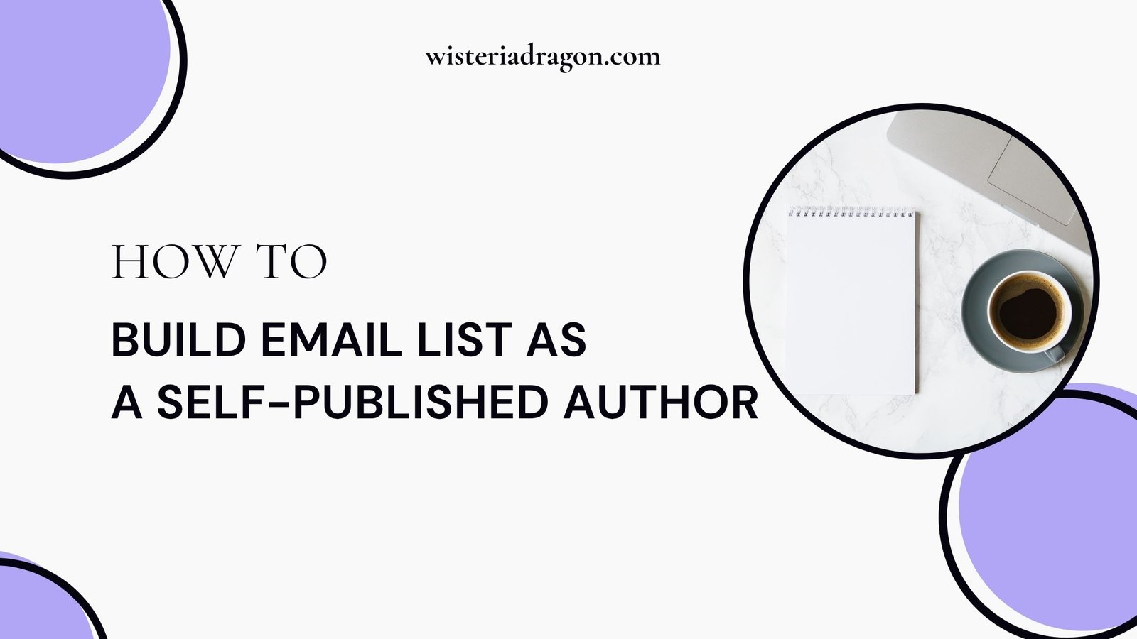 build email newsletter self-published authors